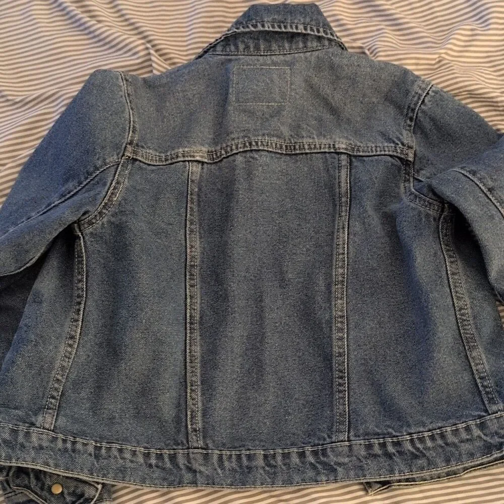 Levi Strauss & Co. Blue Denim boys girls Jean Jacket Buttons Trucker Size 10-12Y